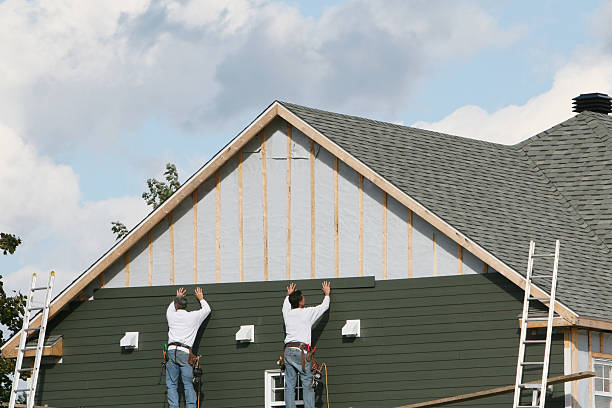 Professional Storm Damage Siding Repair technician working in Kannapolis, NC